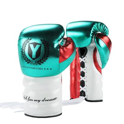 China Universal Durable High Quality Training Leather Kick Boxing Gloves For Gym Boxing Fitness for sale