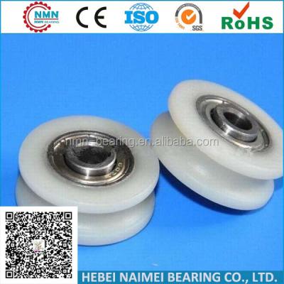 China PP Nylon U Pulley Wheel Bearing Customize Furniture Bearing 6x22x9 for sale