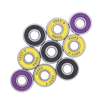 China Hotels China OEM High Speed ​​High Precision Mixed 608 And 627 Skateboard Bearings for sale