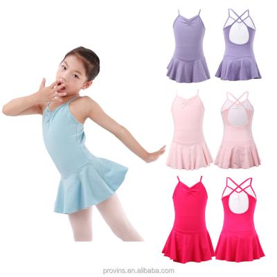 China Dresses Kids Forming Dance Wear, Baby Leotard, Leotard Skirt Attached (2741) for sale