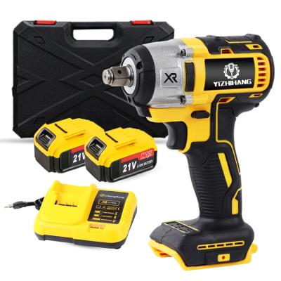 China Hot Selling 21V Power Impact 550N Torque Heavy Duty Electric Brushless Motor High Work Efficiency Cordless Wrench for sale