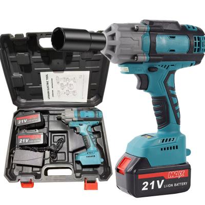 China Cheap Price 600N Kilometer High Work Efficiency Battery Cheap Power Wrench Electric Rechargeable Cordless 21V Impact Wrench for sale