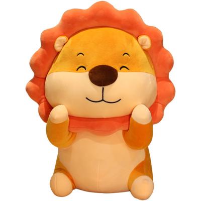 China For Kids Play Cute Little Lion Plush Toy Rag Doll Super Cute Healing Doll Cute Lion Sleeping Boy Pillow for sale