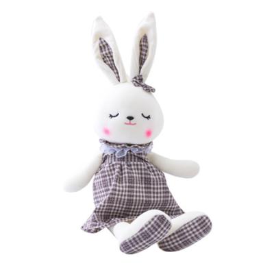 China For Kids Play Cute Plush Toy White Rabbit Doll Bed Pillow Doll Birthday Gift For Children for sale