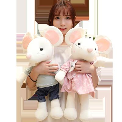 China For Kids Play Mouse Plush Cloth Art Toy Mouse Doll Dress Up Doll Boy And Girl Gifts for sale