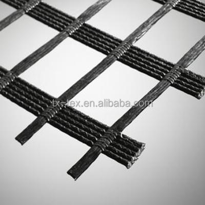 China Cheap high strength polyester backing / geogrid for road for sale