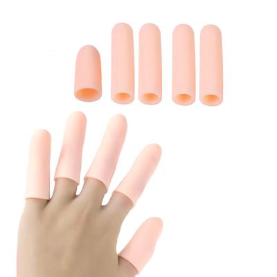 China Finger Protector Silicone Finger and Toe Cap Toe Protector Gel Finger Protector for Corns and Calluses HA00453 for sale