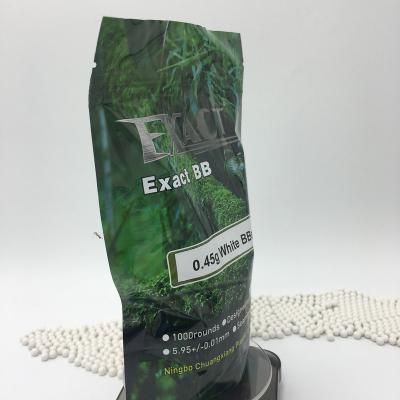 China Eco-Friendly Warm White 0.45g Airsoft Heavy BBS for sale