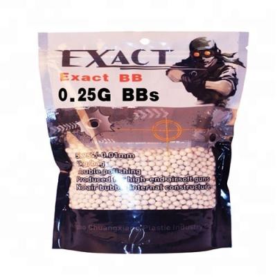 China Eco Friendly 0.25g 6mm Airsoft BBS Ammo Ball for sale