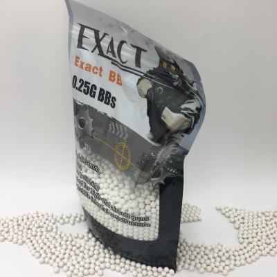 China Non-Bio Eco-friendly BBS 0.25g White Airsoft BBS Pellet for sale