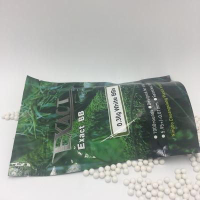 China Eco-friendly white bb 0.36g blasting granules for sale