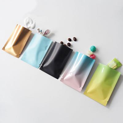 China Coffee Bean Moisture Proof Custom Liquid Gummy Package Candy Food Heat Seal Aluminum Foil Logo Small Sample Bag for sale