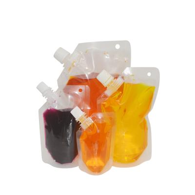 China Brand New Moisture Proof Spout Pouches Stand Up Bag For Sauce Drink Juice With Hole On Top for sale