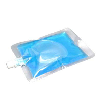 China Fully transparent moisture-proof spout pockets 250ml bag on the ankle for partly wine juice for sale