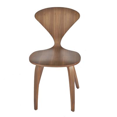 China Modern Modern Dining Chair With Walnut Panel For Dining Chair for sale