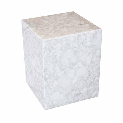 China Wholesale Chinese High Quality Modern Coffee Table Furniture Marble Box Side Table Modern Side Table for sale