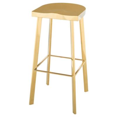 China Wholesale High Quality Luxury Metal Bar Stool Stainless Steel Tall Bar Stool for sale