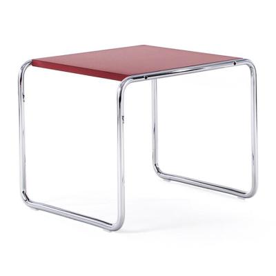 China Side Extendable Modern Glass Metal Laccio Side Table For Home Furniture for sale