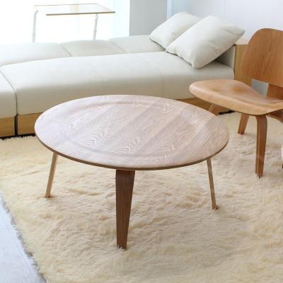 China Coffee Table Modern Round Walnut Design Woodland Tea Table for sale