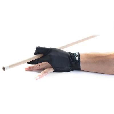 China Durable Elasticity Full Finger Quality Left Hand Nylon Material Wear For General Women Men Fury Billiard Accessories Wedge Pool Glove for sale