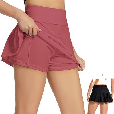 China Wholesale Women's Breathable Summer Leisure Zipper Tennis Skirt Woman Sport Use Pleated Mini Skirt for sale