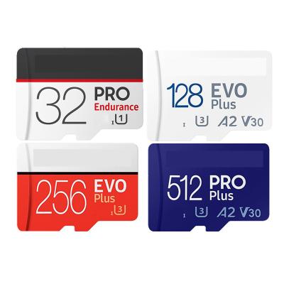 China 100% original plastic EVO 32GB 64GB 128GB 256GB 512GB TF pro memory card plus memory card for sale