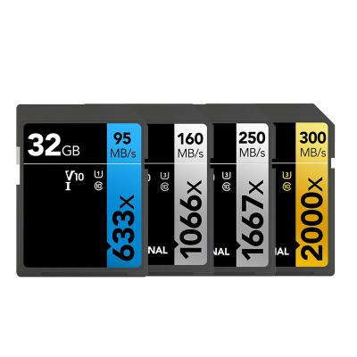 China 100% Original Plastic 1066X 1667X 2000X Memory Card 32GB 64GB 128GB 256GB 512GB Memory Card for sale