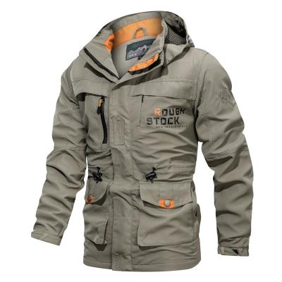 China Wholesale QUICK DRY Mens Hooded Coats Bomber Jacket Tactical Jackets Waterproof Anorak Men's Jacket for sale