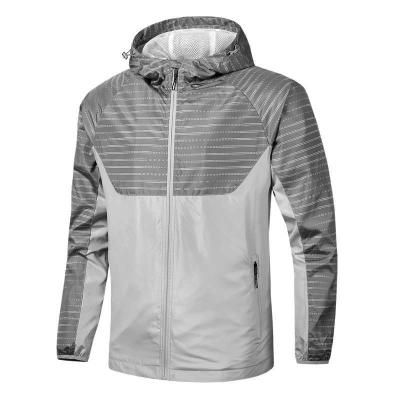 China Windproof Hooded Mens Running Jogger Plus Size Jackets Outdoor Sports Custom Anorak Jacket For Men for sale