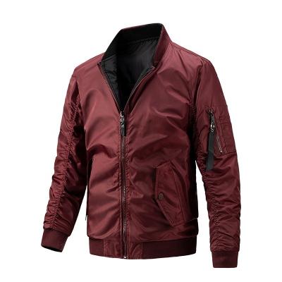 China 2023 Custom Anorak Wholesale Breathable Men's Blanket Bomber Jackets 100% Nylon Satin Bomber Men's Jackets for sale