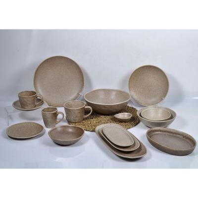 China Wholesale Disposable Porcelain Ceramic Portuguese Tableware Sets Nordic Rustic Porcelain Tableware Ceramic Dinner Dishes Set for sale