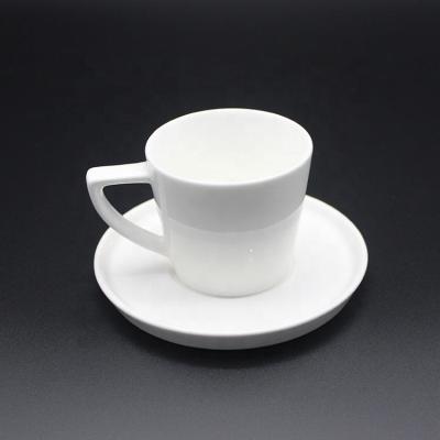 China Viable Wholesale Porcelain Tea Set Custom Ceramic Coffee Cup And Saucer Sets For Hotel Use for sale