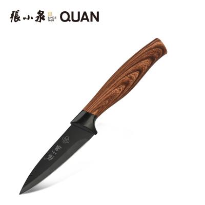 China Viable Hot Selling Non-stick Coating And Ergonomic Unique Handle Kitchen Knives Fruit Knives for sale