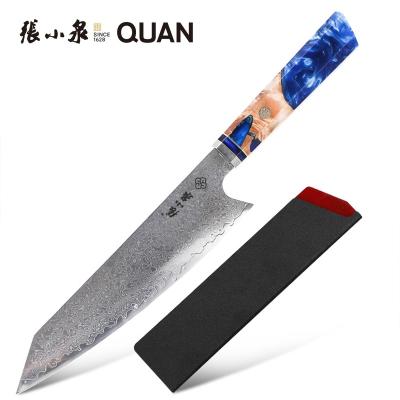 China 8 Inch Handle Kiritsuke Knife Damascus Chef Viable Professional Kiritsuke Knife Wooden Handle Chef Knife for sale