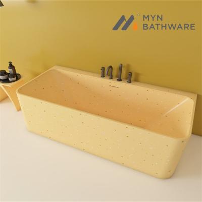 China Unique design made in China tub soaking for to relax your body bathroom terrazzo bathroom tub for sale