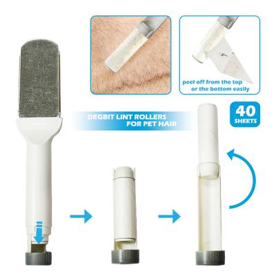 China Self-cleaning Reusable Cat Hair Lint Brush Pet Hair Remover Viable Pet Fur Remover Dog Hair Remover for sale