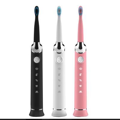 China Teeth Cleaning USB Rotating Brush 360 Electric Automatic Oral Cleaning Black Electric Toothbrush for sale