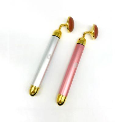 China Red Facial Massage Stick Eye Tendon Full Body Stick Face Lift Bianstone Meridian Pen for sale