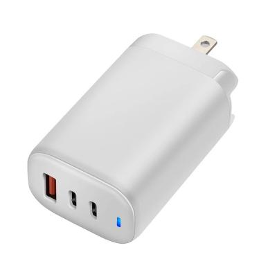 China Type-C Flame Retardant Material Type C AU Charging Power Usb Mobile Phone 65w Usb PD PC Mobile Phone Rechargeable Mobile Phone gan 3 port for sale