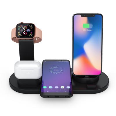 China 4 in 1 multifunctional wireless charger on sale service 4 wireless charging station products 2022 best in 1 mobile phone smart wireless charger for sale