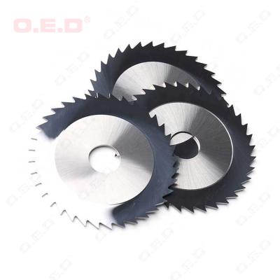 China dia 15mm Tungsten Carbide Circular Saw Blades , K30 metal slitting knives for sale