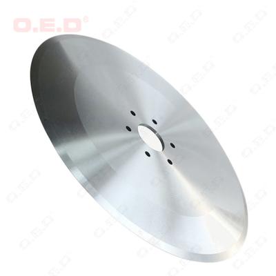 China 92HRA Carbide Slitter Blades , Large Diameter 350mm Rotary Shear Blades for sale