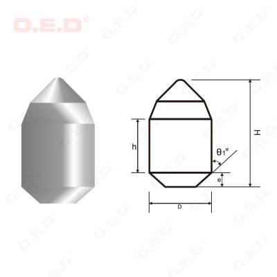 China Drehhärte der karbid-Bohrgerät-Knopf-K50 YG16 des Material-HRA 87 zu verkaufen