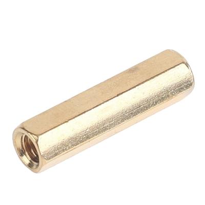 China Wholesale Price Brass Double-way Hot Factory Sale Hexagonal Copper Pillar Nut M2m3m4 for sale