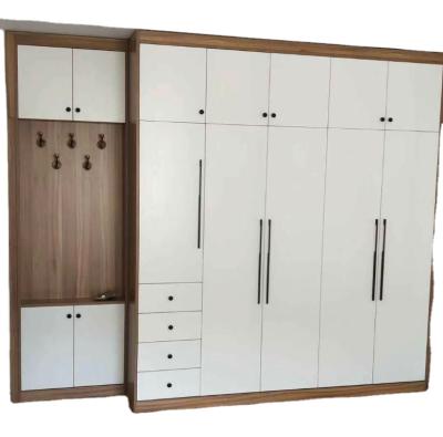 China Adjustable (height) no aldehyde environmental bedroom cabinet contracted fashion wardrobe cabinet hall cabinet for sale