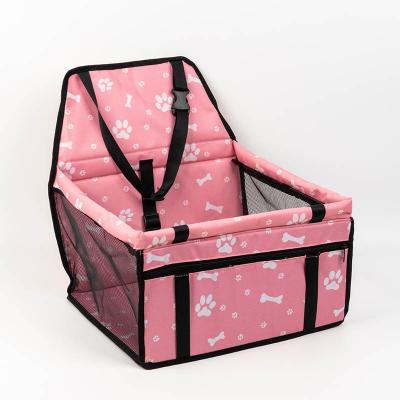 China Wholesale Manufacture Hot Stocked Pet Car Seat Carrier Pet Booster Seat Travel Carrier Cat And Dog Car Ride Accessories for sale