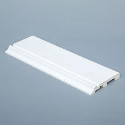 China AMER Waterproof PS Modern Shock Resistant Skirting Board for sale