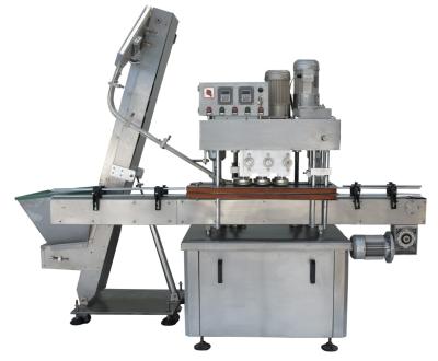 China Linear Food Capper Machine / High Speed ​​Feeding /Bottle System for sale