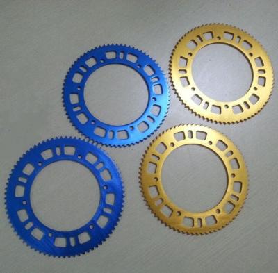 China 7075 T6 Aluminum 219 Aluminum Racing Go Kart Sprocket for sale