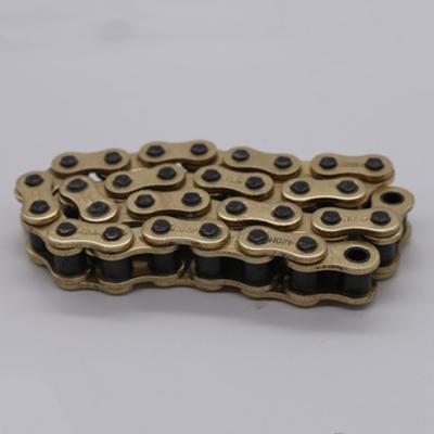 China 40Mn Motorcycle Spare Parts Transmission Gold Color Chain for sale